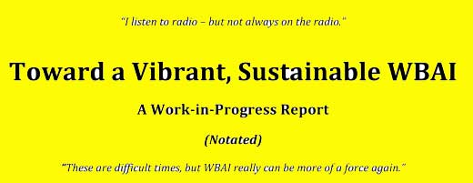 Toward a Vibrant, Sustainable WBAI